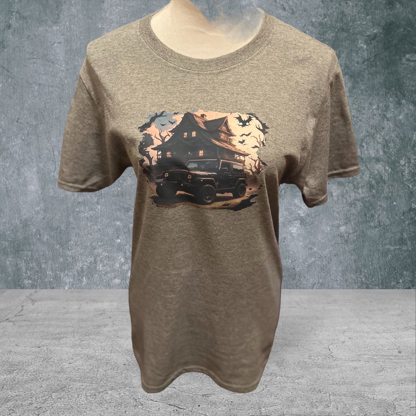 Jerzees Printed T-Shirt (Jeep & Bats)