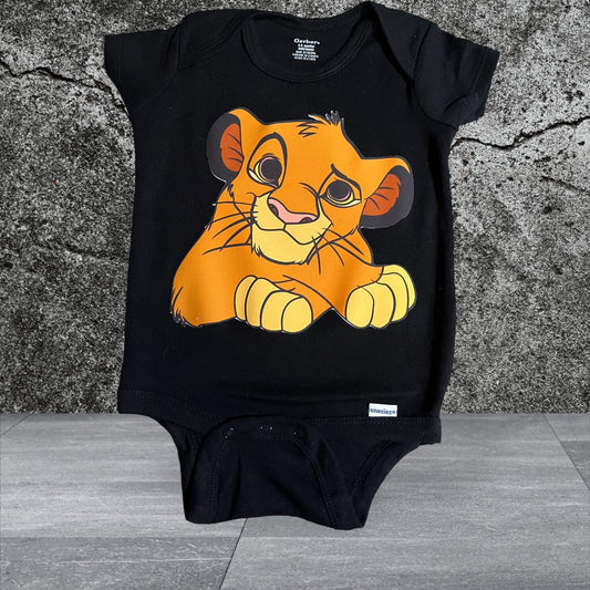 Printed Baby Bodysuit (Lion King)