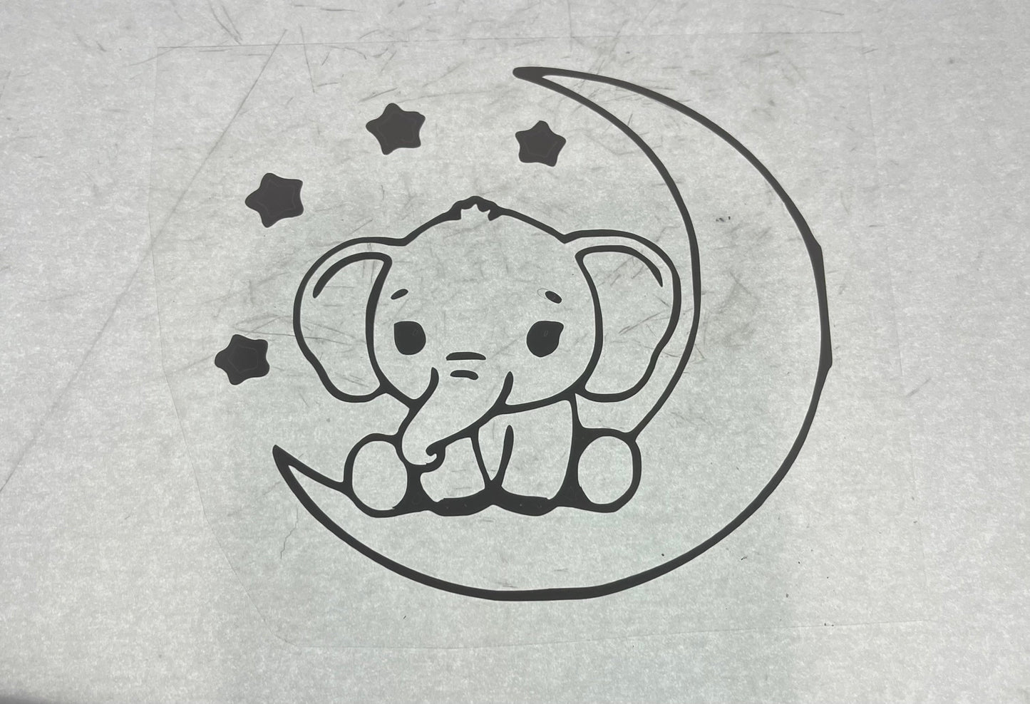 Animal Image (Elephant & Moon)