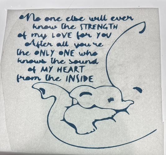 Quote Image (Baby elephant & Quote)