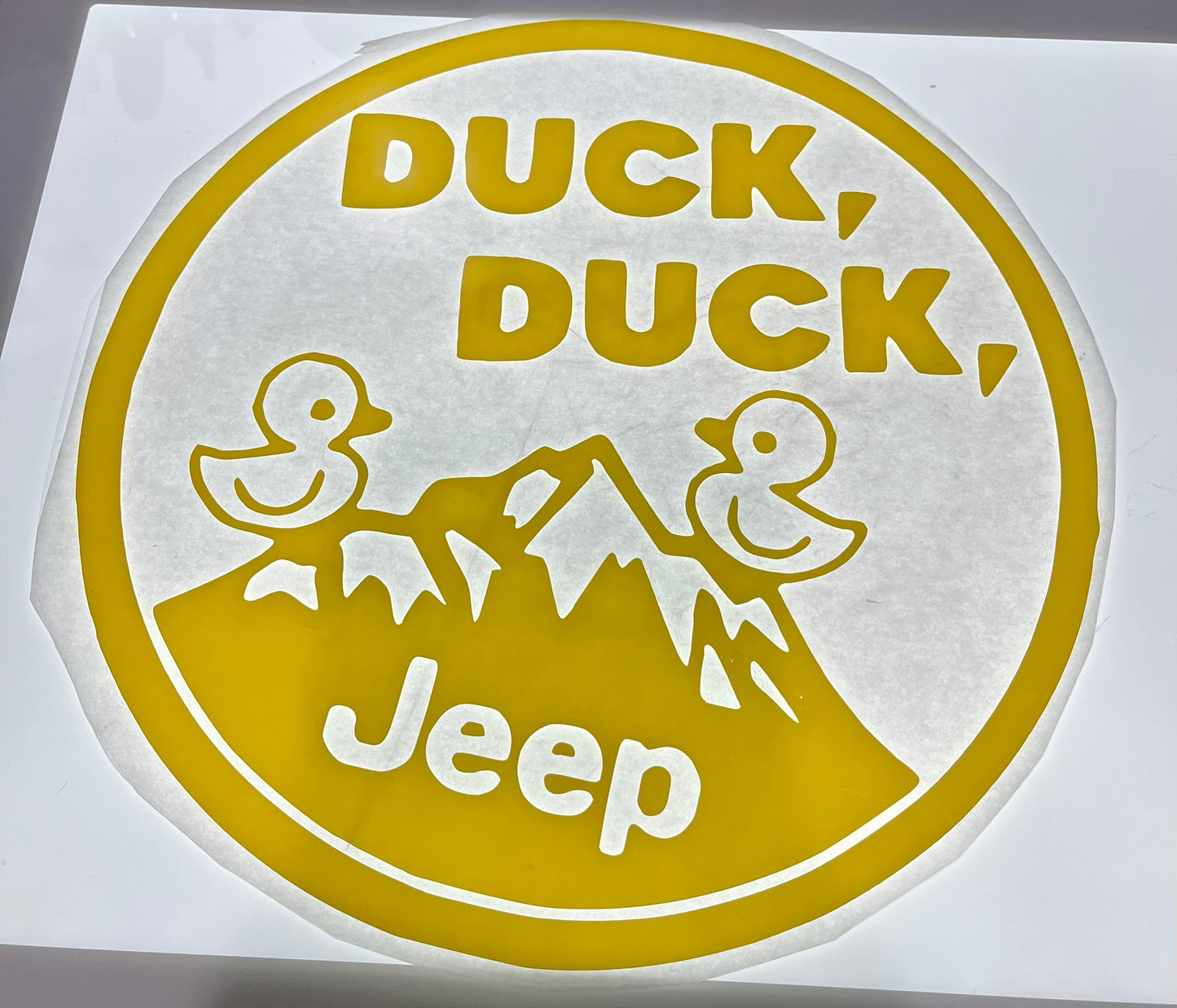 Jeep Image (Ducks On Mountain)