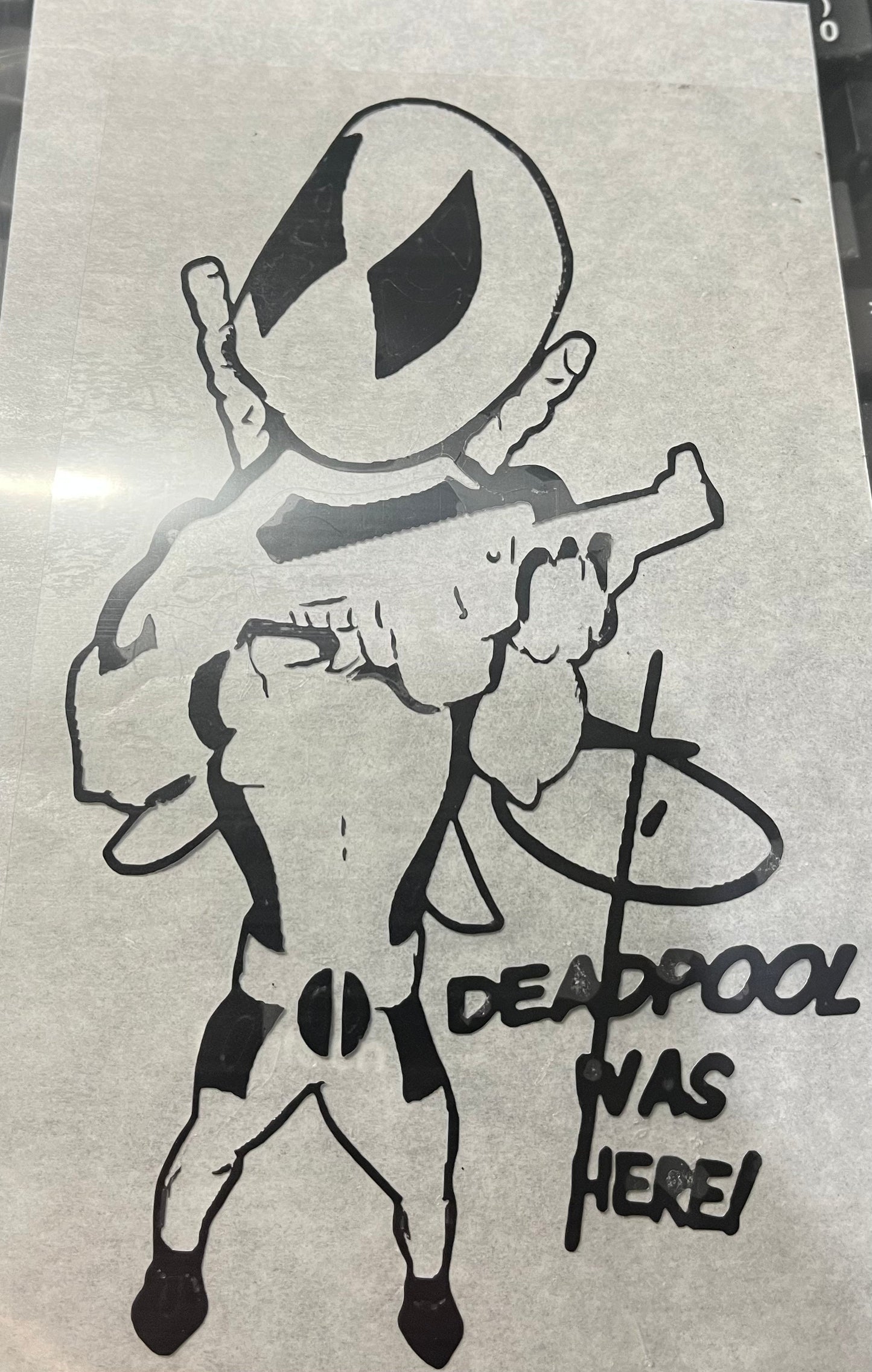 Comic Image (Deadpool Was Here)