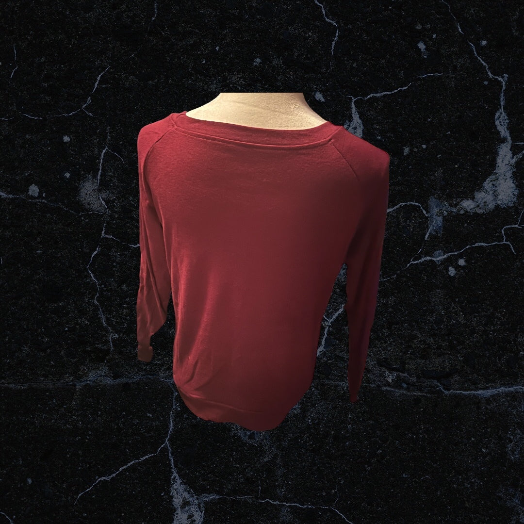 Long Sleeve Top (Maroon)