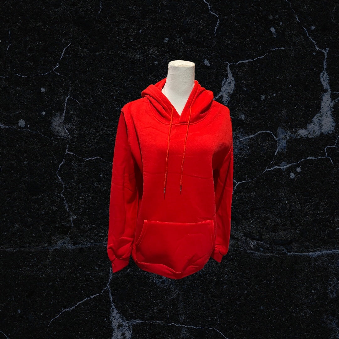 Long Sleeve Pullover Blank (Red)