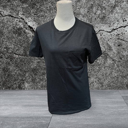 Fruit Of the Loom HD Cotton Pocket T-Shirt Blank (Black)