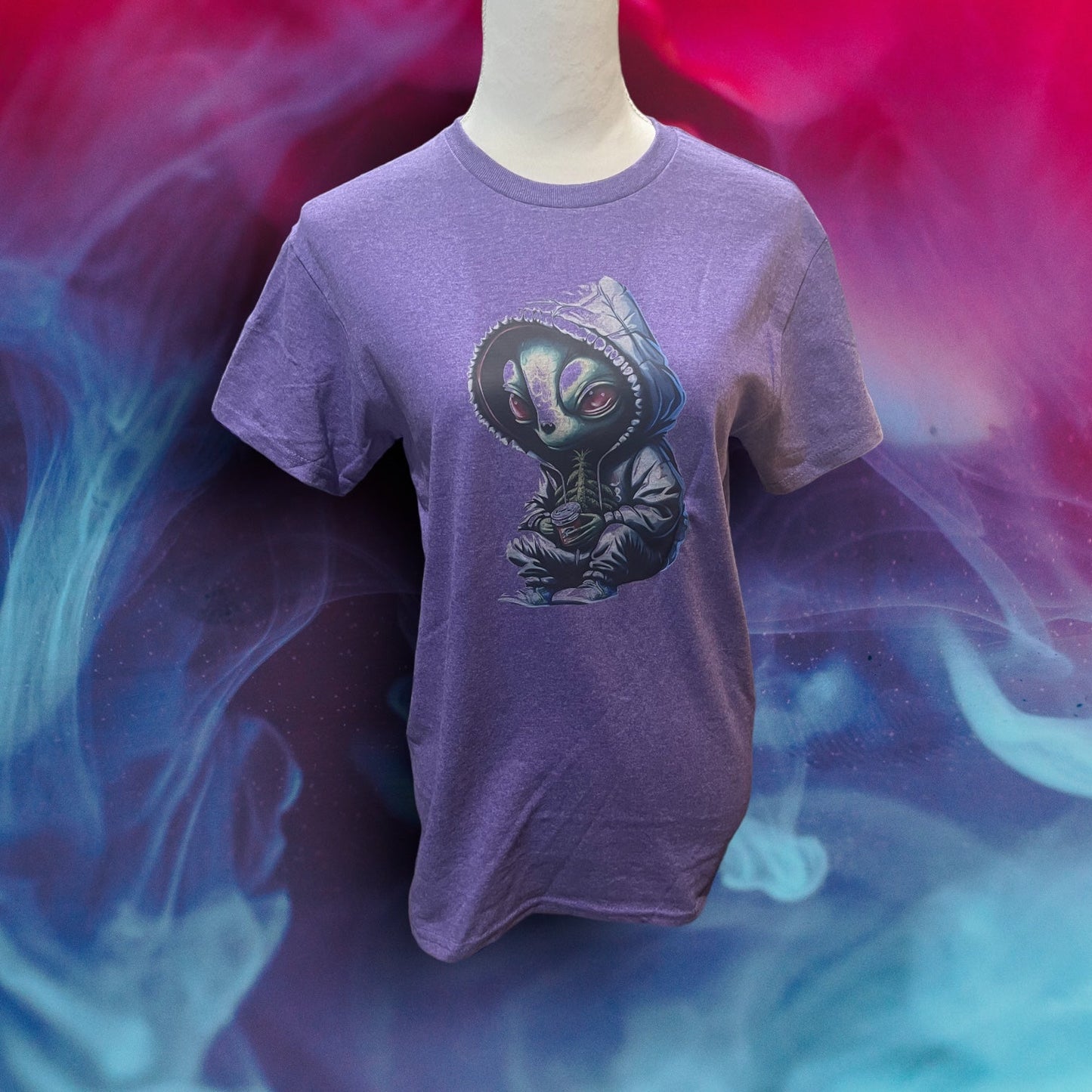 Printed Gildan T-Shirt (Alien)