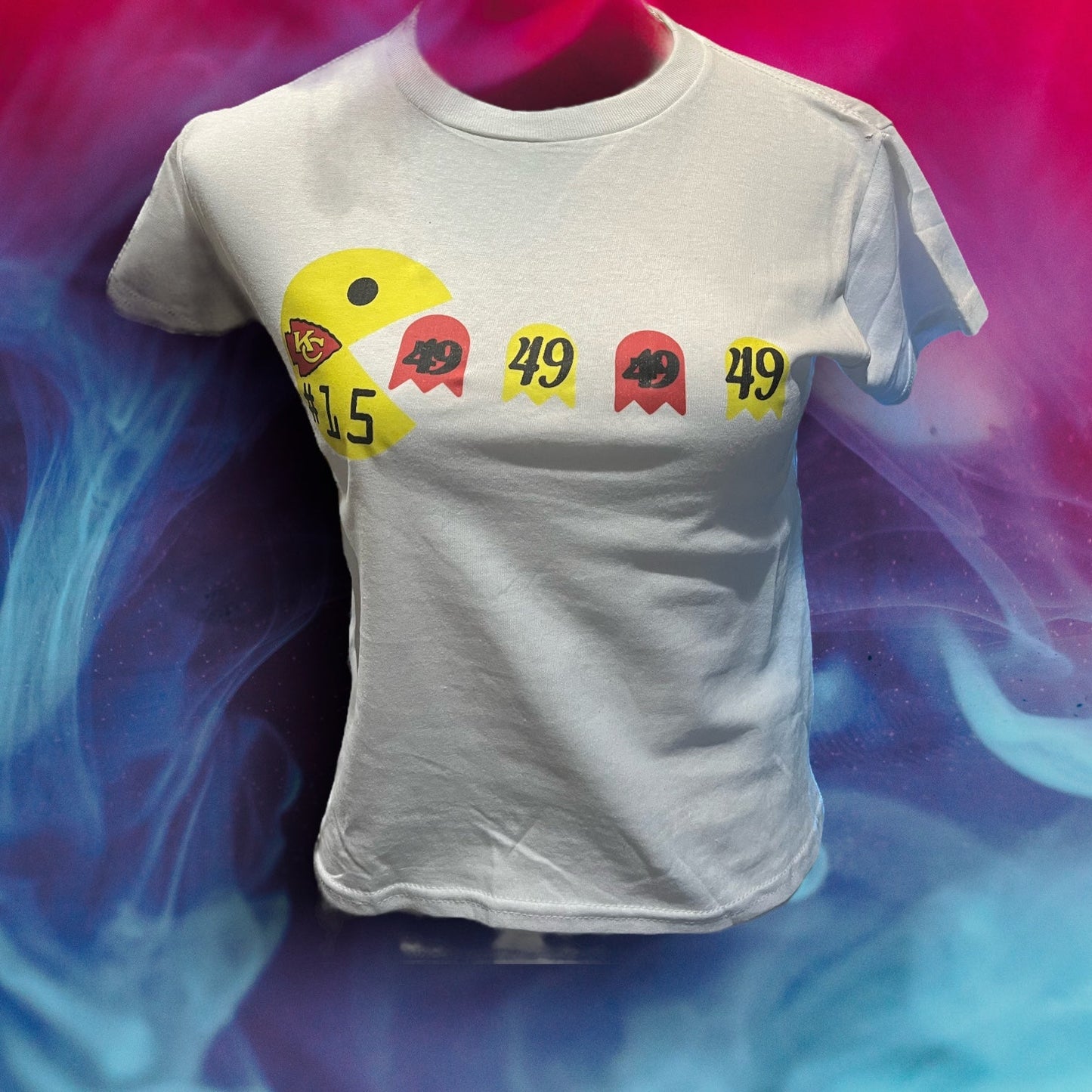 Youth Printed Gildan T-shirt (KC Pacman)