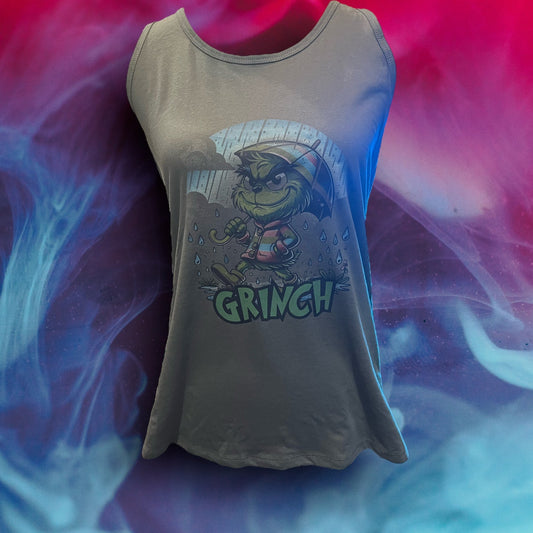 Adult Printed Ideal T Tank top (Grinch)