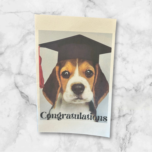 Printed Graduation Card (Dog)