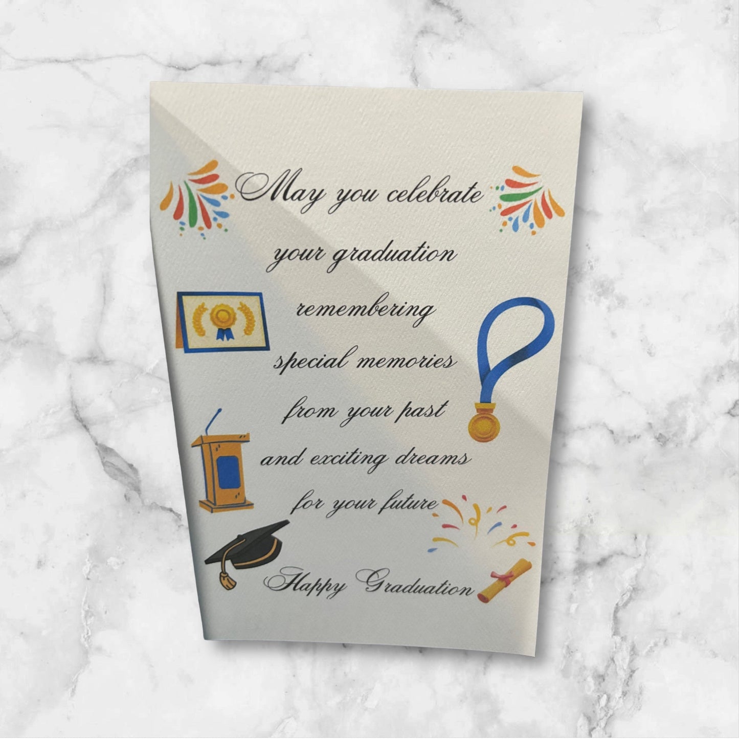 Printed Graduation Card (Hat/Diploma)