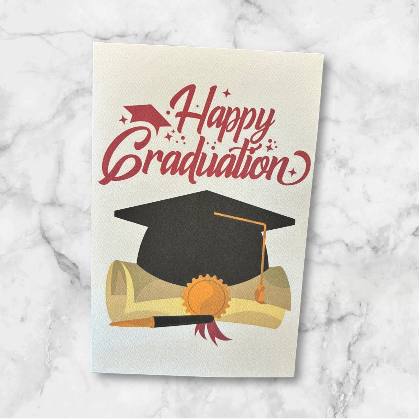 Printed Graduation Card (Hat/Diploma)