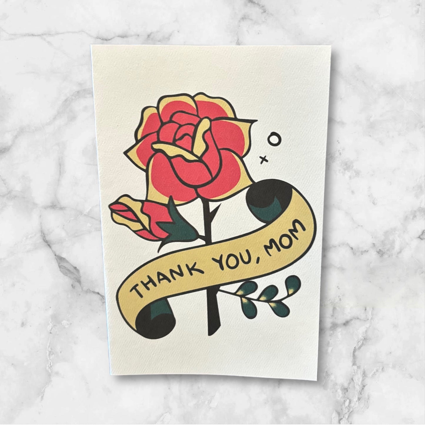 Printed Mother's Day Card (Rose)