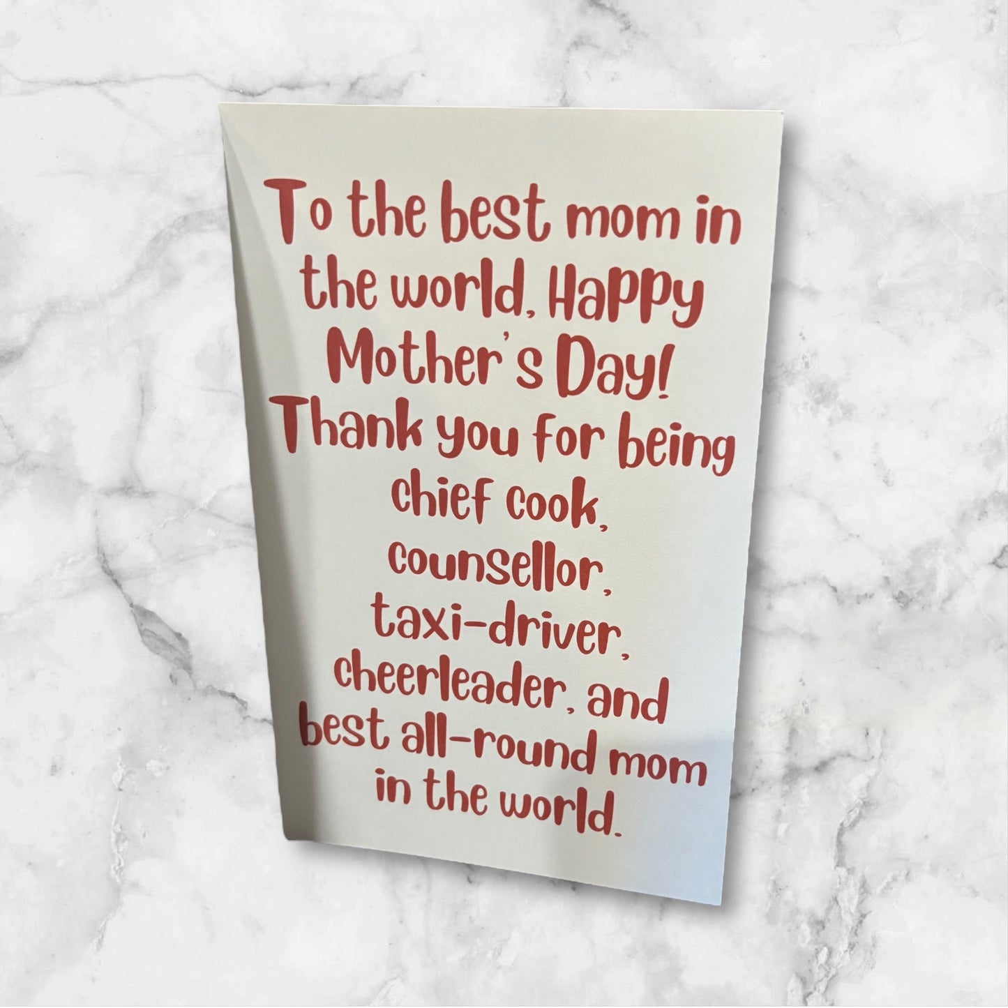 Printed Mother's Day Card (KC)