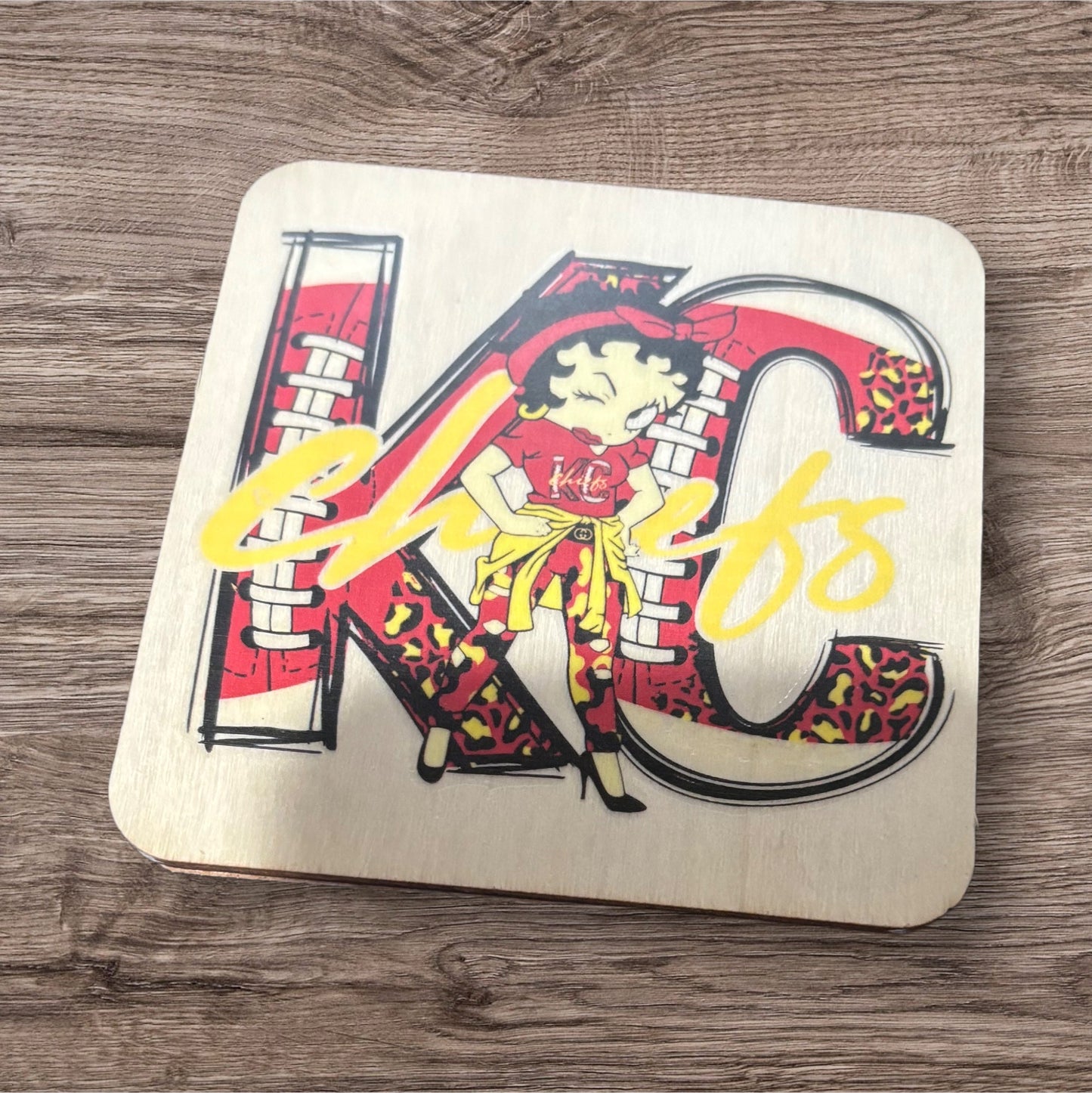 Printed Wood Coaster (KC)