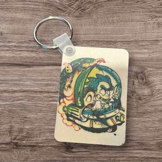 Printed Key Chain (Space)