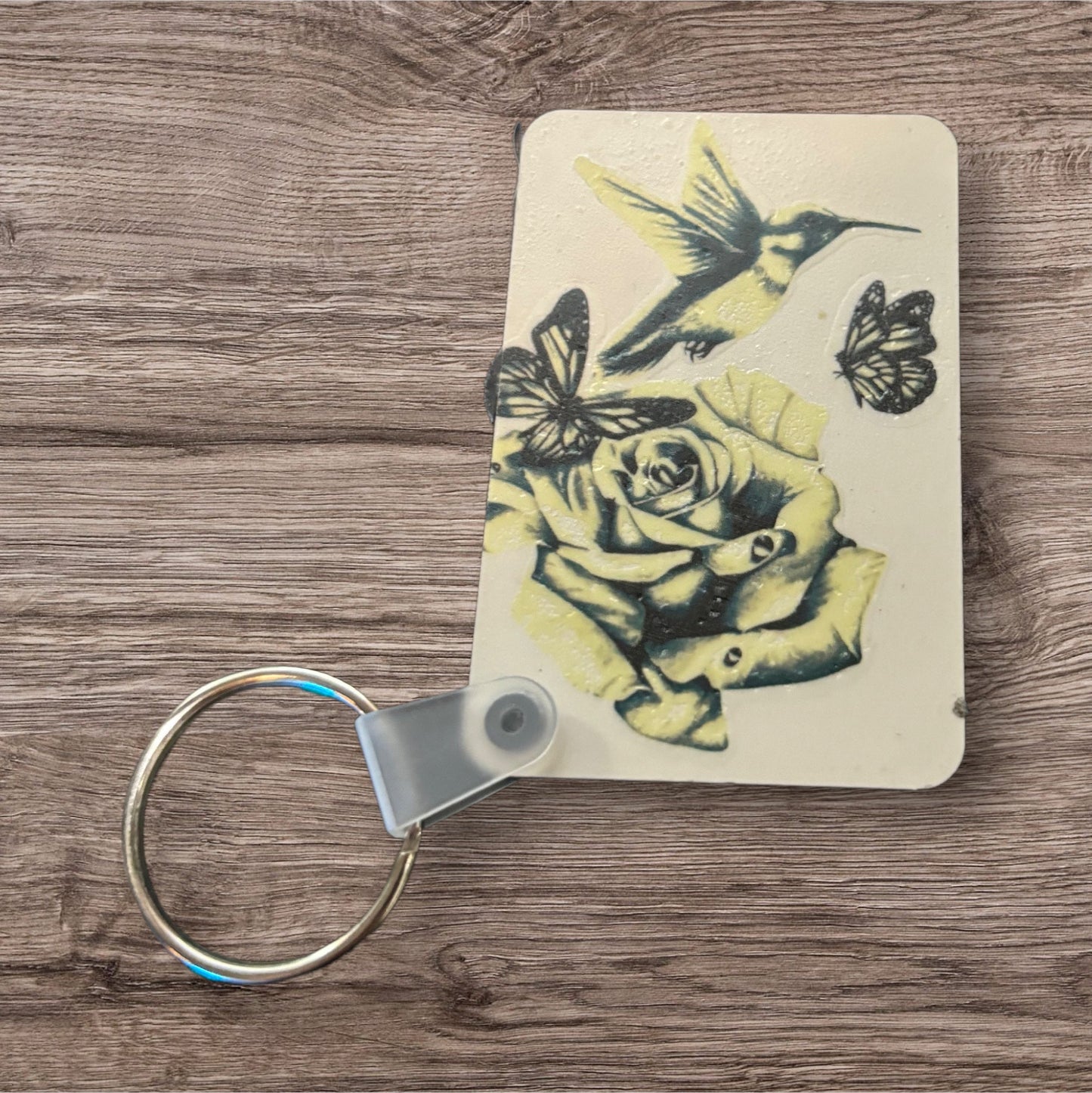 Printed Key Chain (Hummingbird)