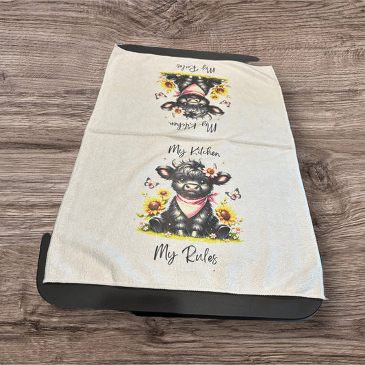 Printed Kitchen Towel (My Rules)