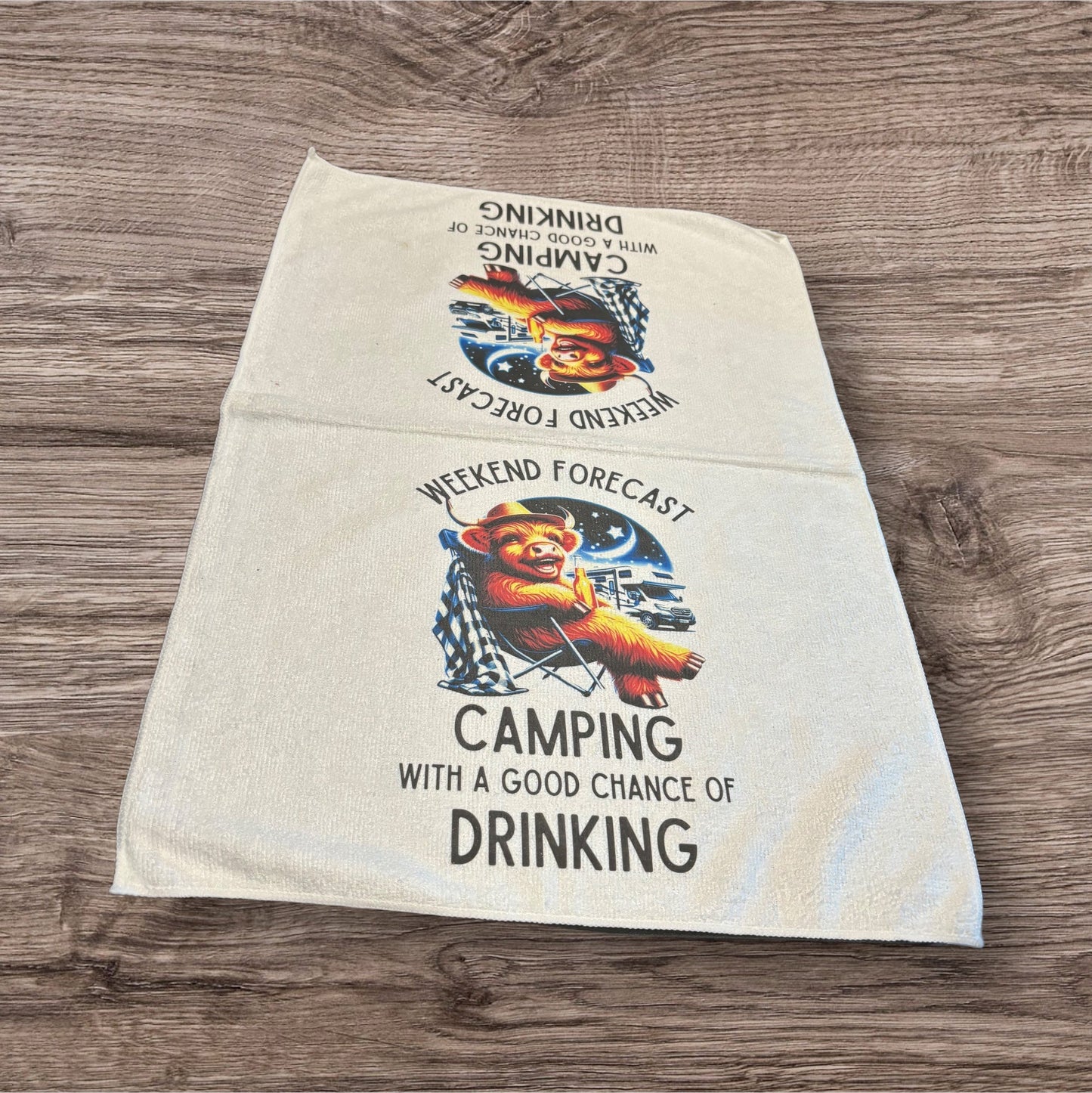 Printed Kitchen Towel (Camping)