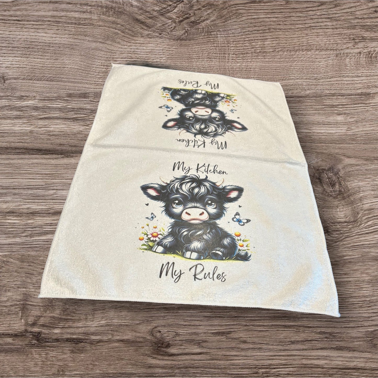 Printed Kitchen Towel (My Rules)