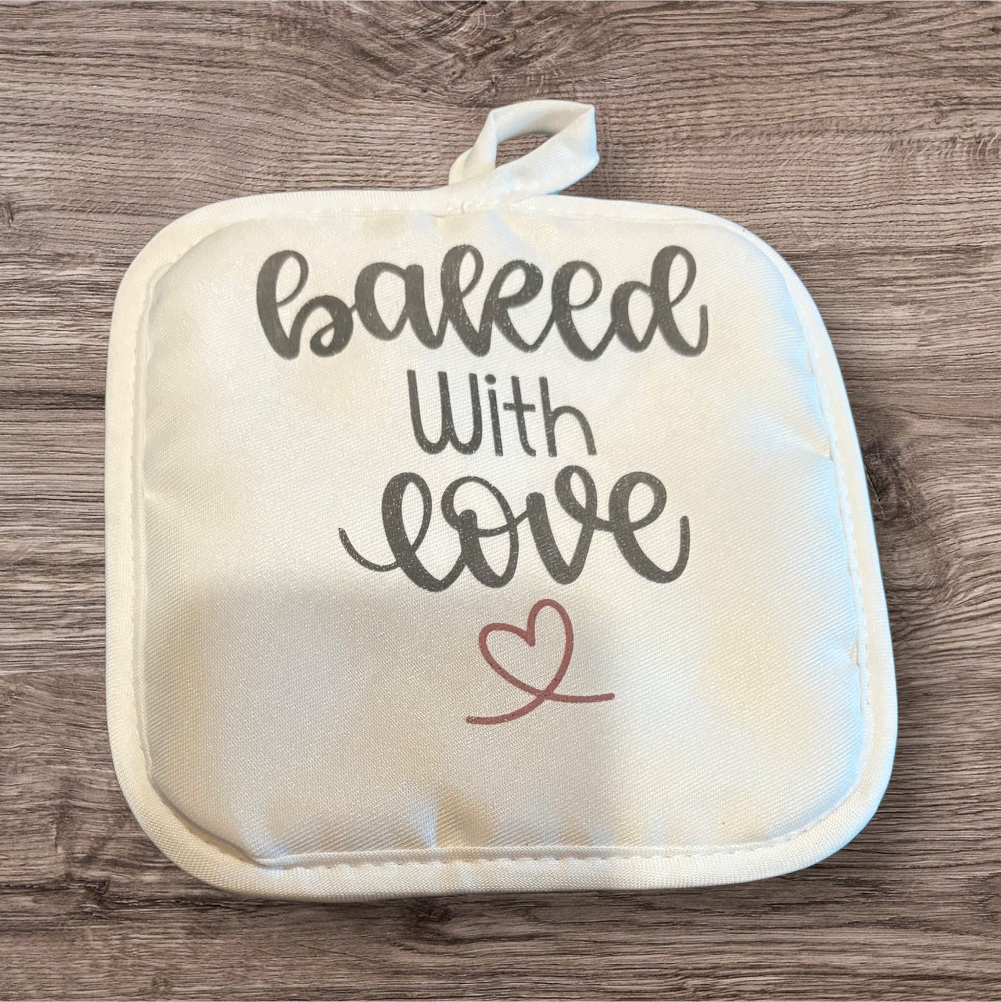 Printed Pot Holder (Love)