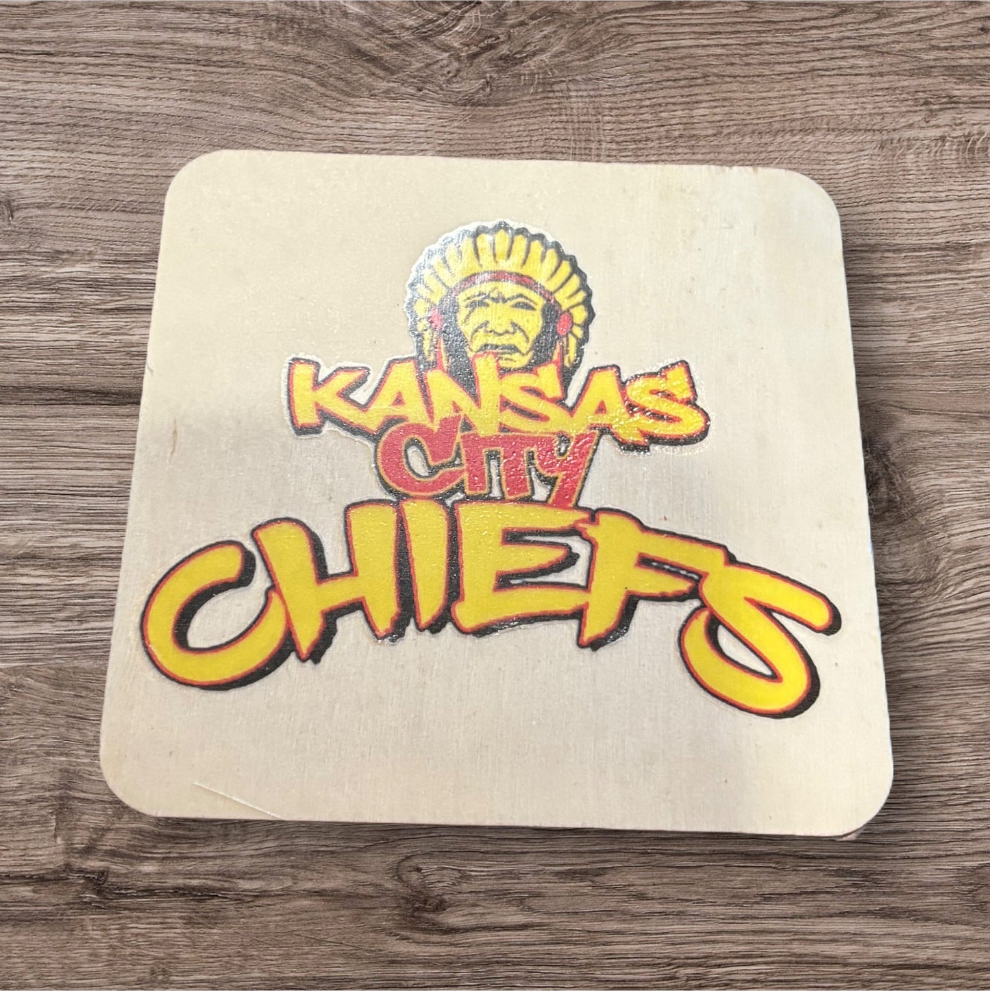 Printed Wood Coaster (KC)