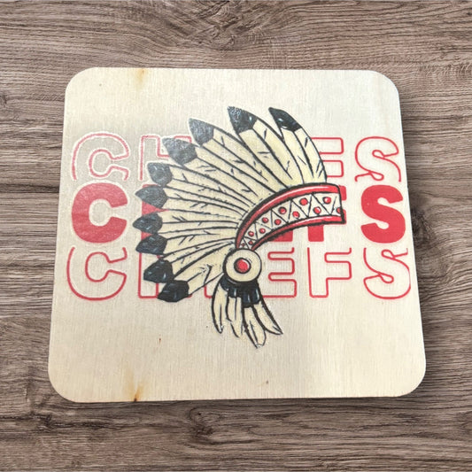 Printed Wood Coaster (KC)