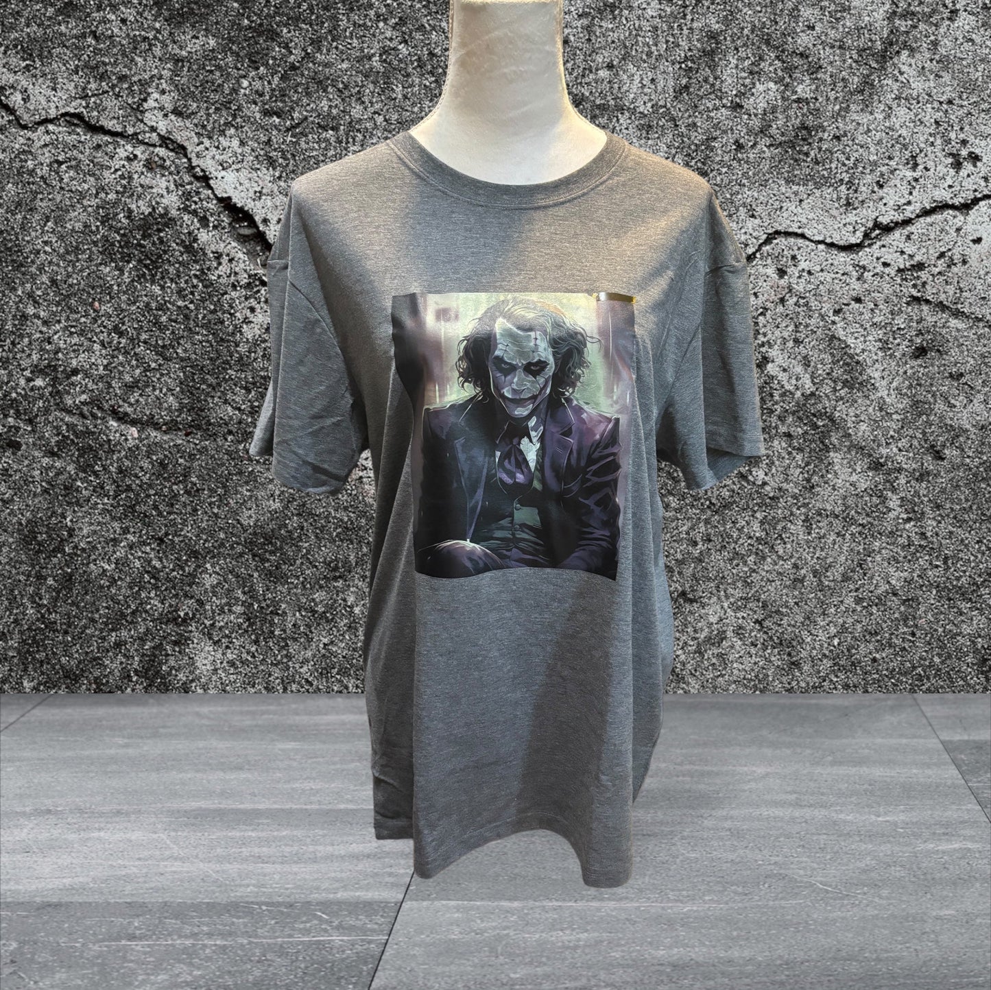 Adult Printed Athletic Tshirt (Joker)