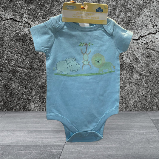 Printed Angel Of Mine onesie (Monkey)