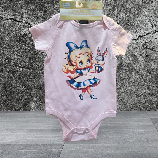 Printed Angel Of Mine onesie (Betty)