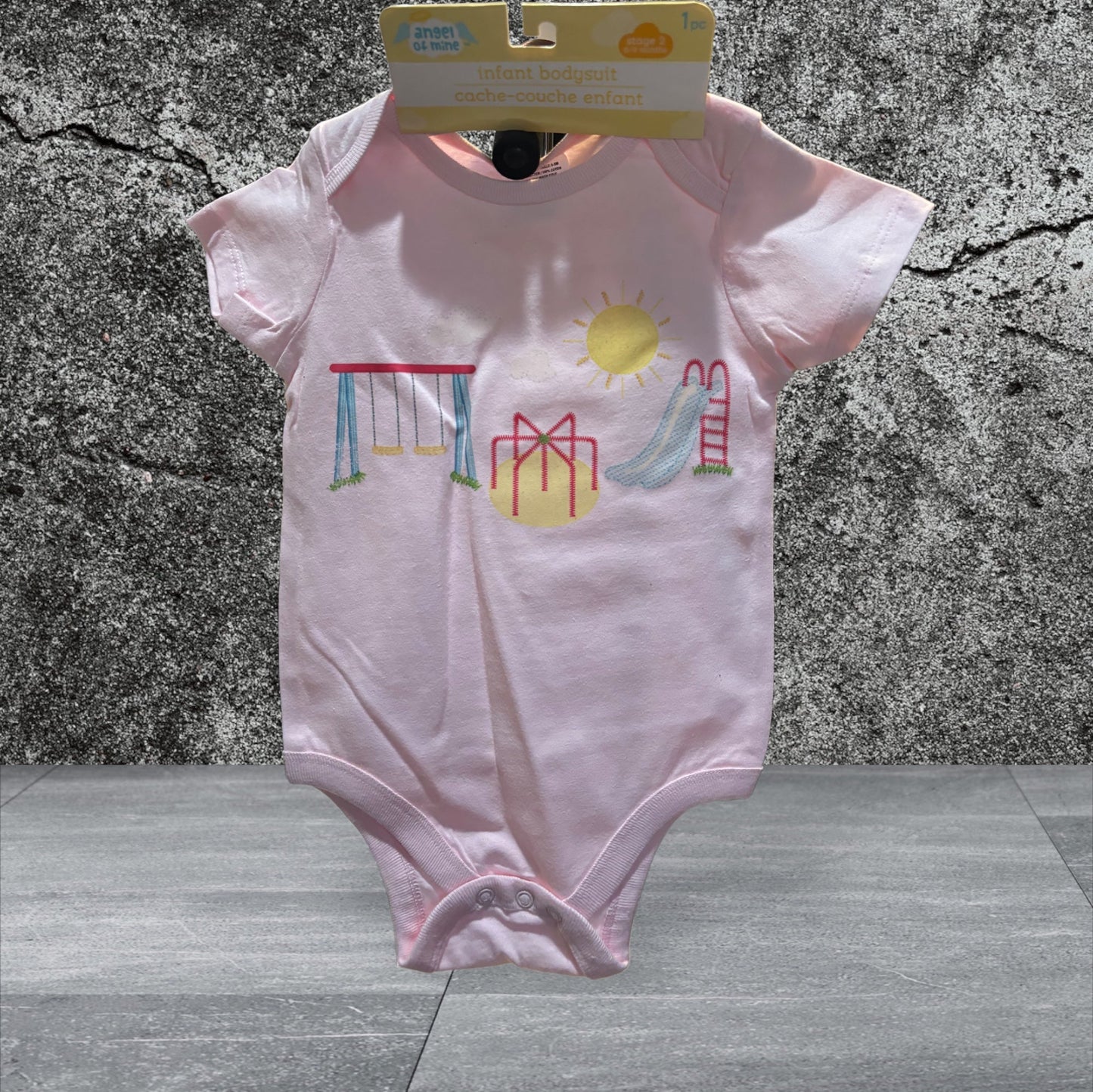 Printed Angel Of Mine onesie (Swing)