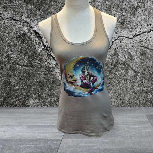 Adult Printed Ideal T Tank Top (Joker)