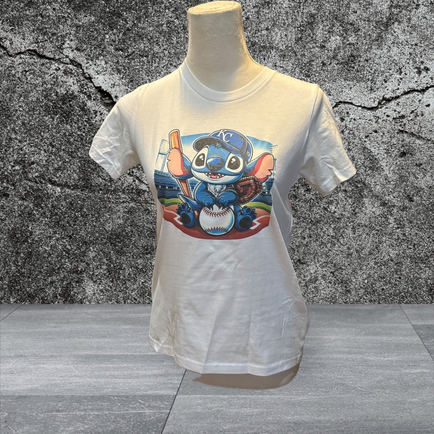 Youth Bella-Canvas.kids Printed T-Shirt (Stitch)