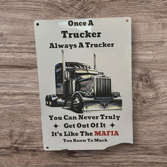 Printed Metal Sign (Truck)