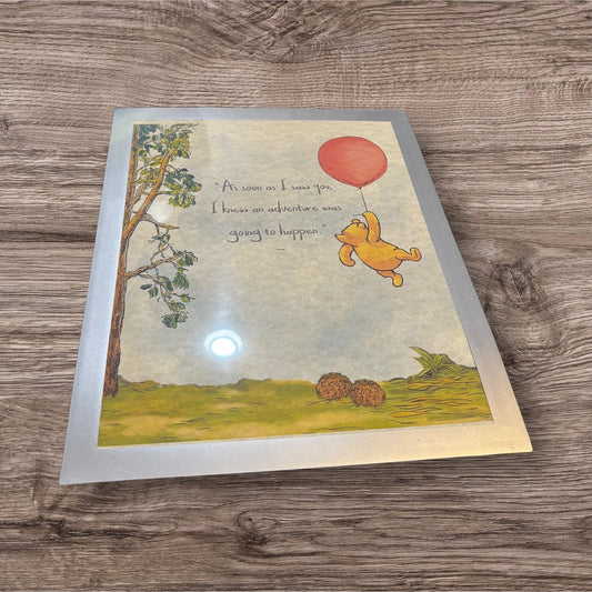 Printed Sign in a frame (Pooh)