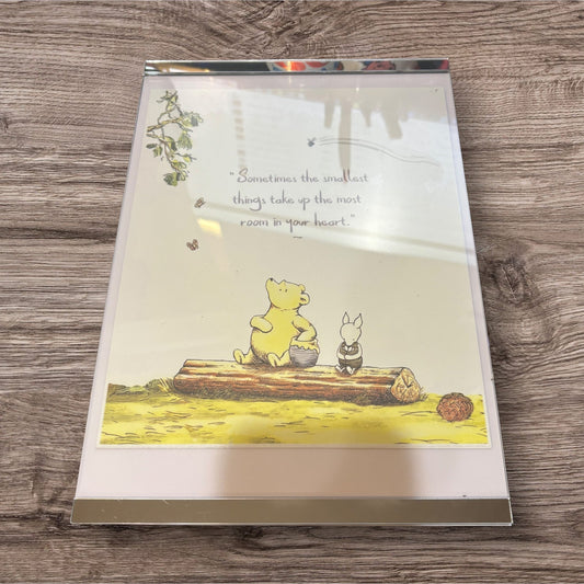 Printed Sign in a Frame (Pooh)