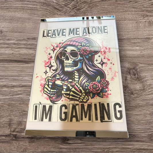 Printed Sign in a Frame (Gaming)