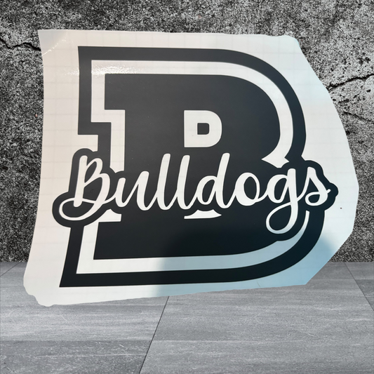 Vinyl decal Bulldogs