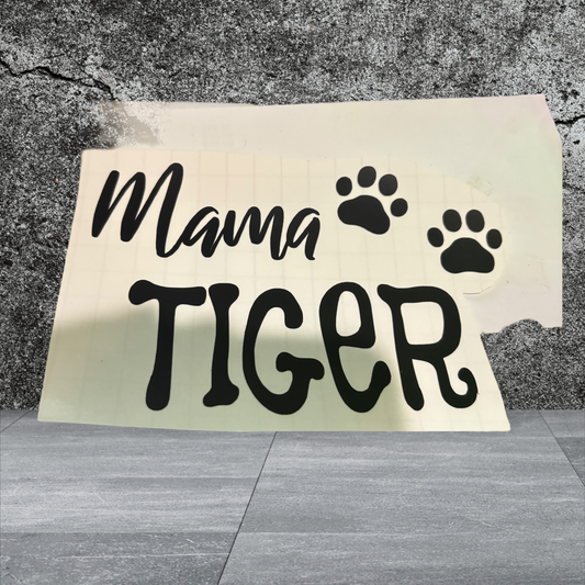 Vinyl decal Tiger