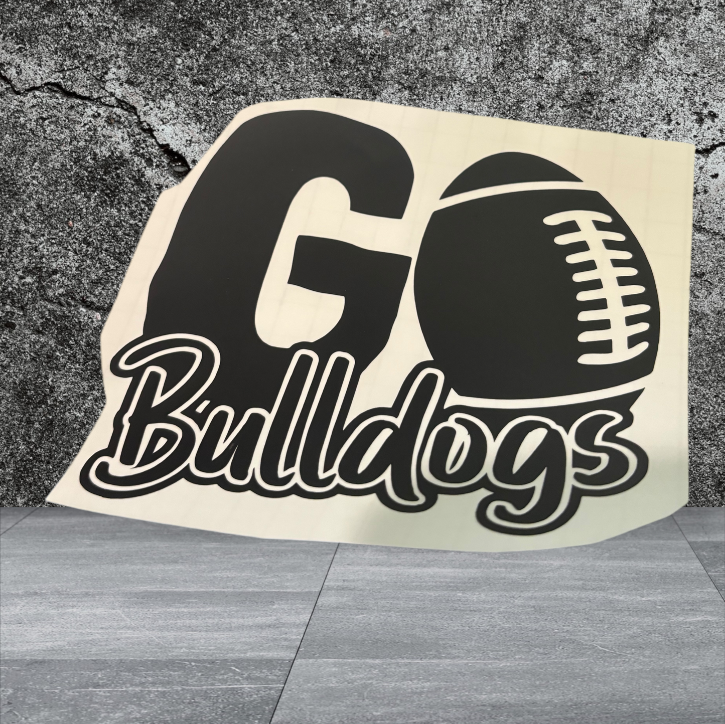 Vinyl decal Bulldog