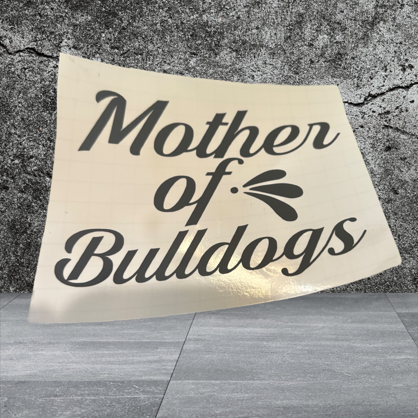 Vinyl decal Bulldogs