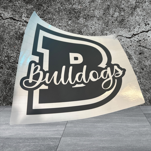 Vinyl decal Bulldogs