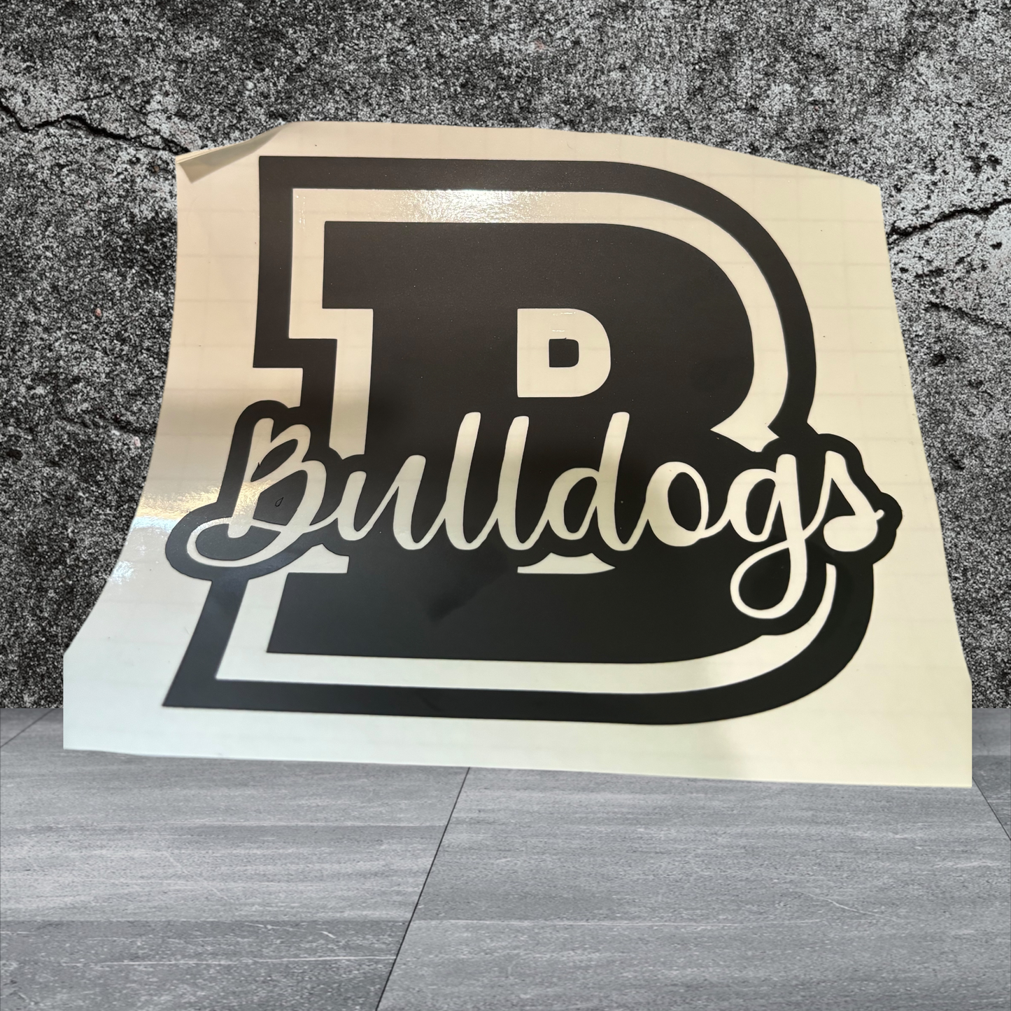 Vinyl decal Bulldogs