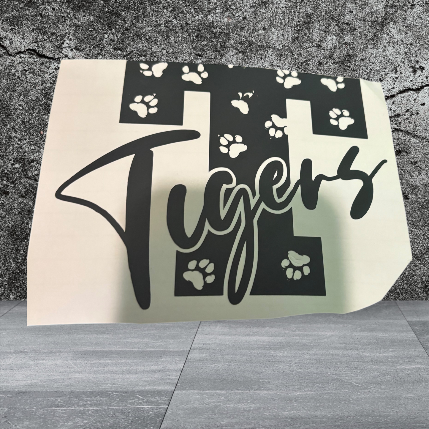 Vinyl decal Tiger