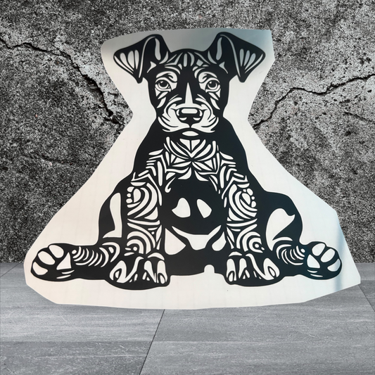 Vinyl decal Doberman