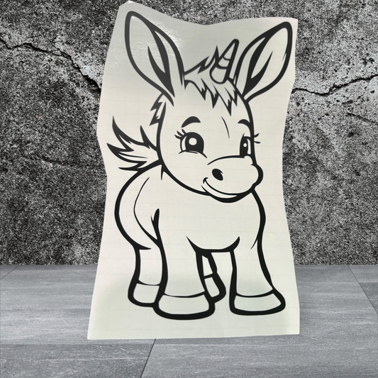 Vinyl decal Donkey