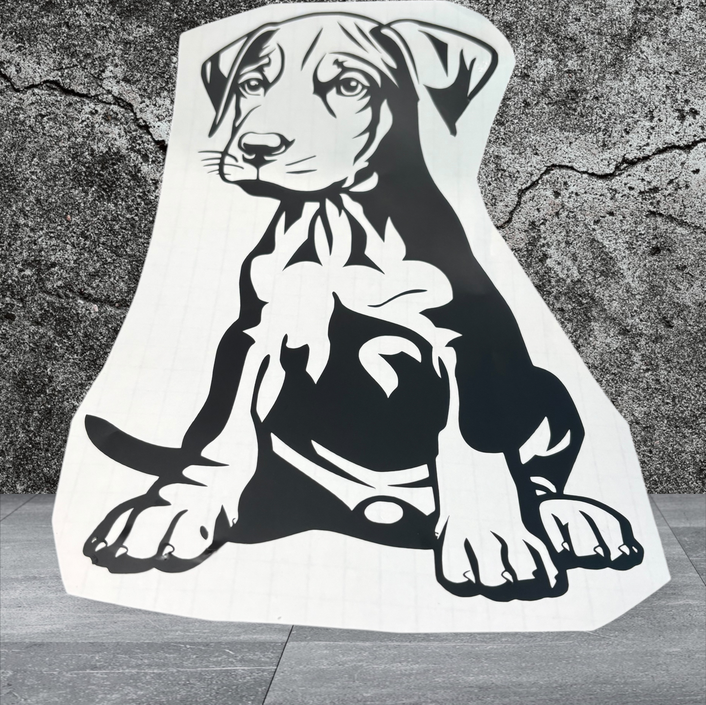 Vinyl decal Doberman