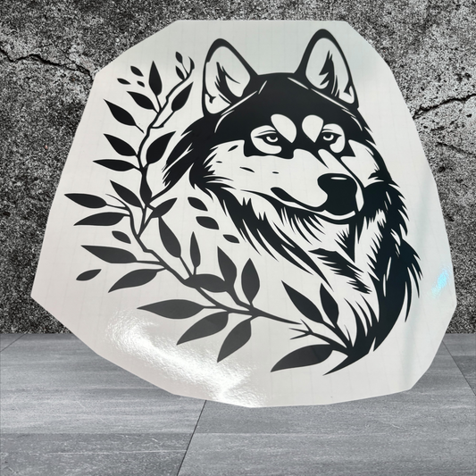 Vinyl decal Huskey