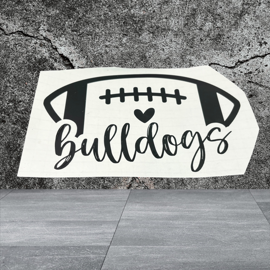 Vinyl decal Bulldogs