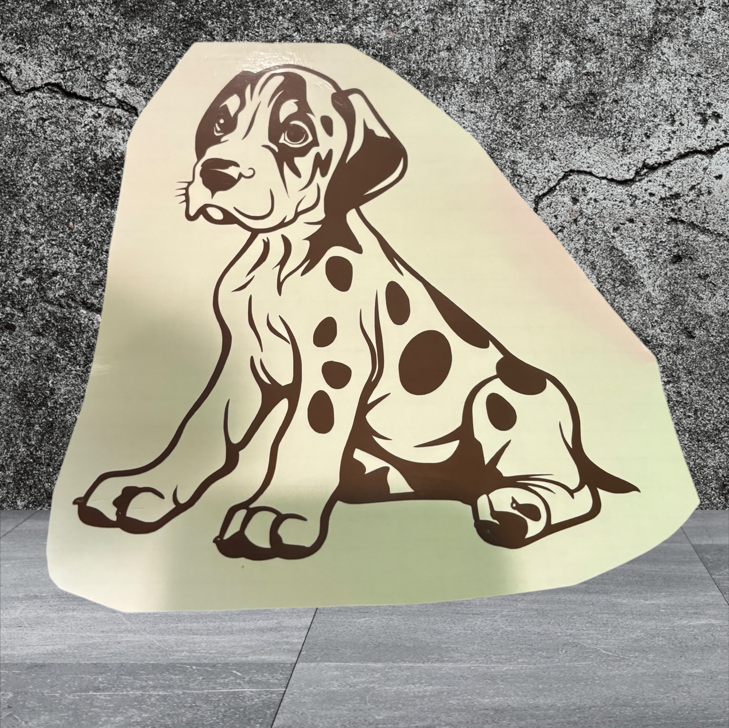 Vinyl decal Doberman