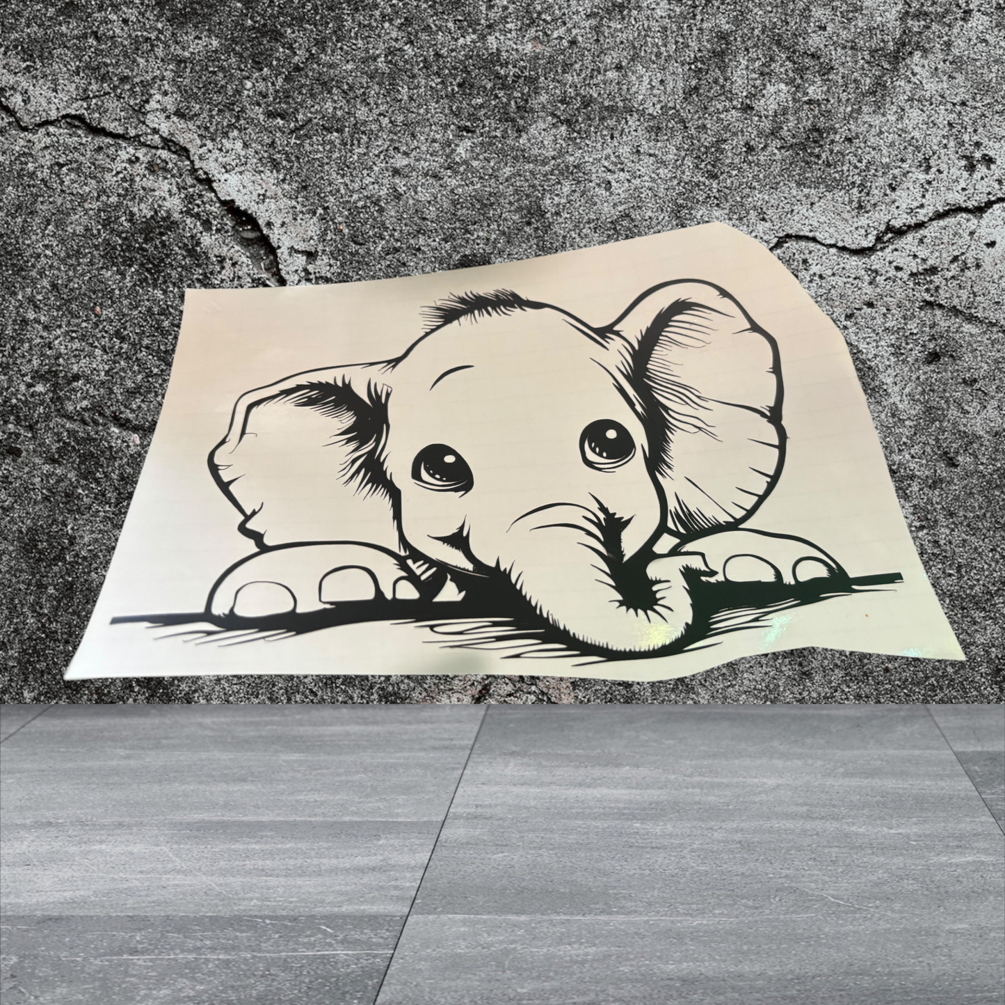 Vinyl decal Elephant